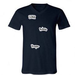Unisex V-Neck Jersey Tee