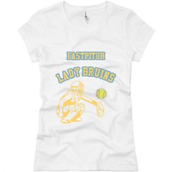 Ladies Slim Fit Basic Promo Jersey Tee