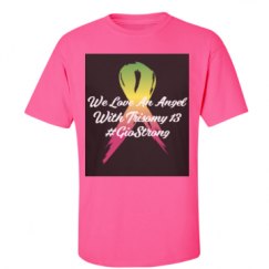 Unisex Ultra Cotton Safety Neon Crewneck Tee