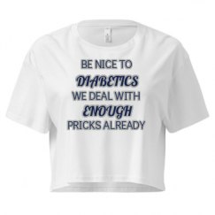 Ladies Festival Cali Crop Top Tee