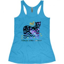 Ladies Slim Fit Super Soft Racerback Triblend Tank