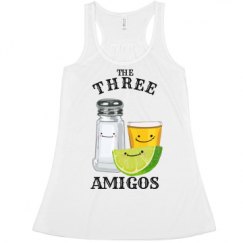 Ladies Flowy Racerback Tank