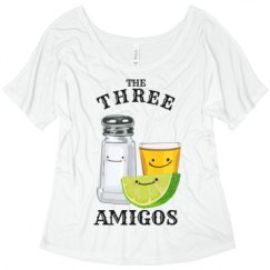 Ladies Flowy Slouchy Tee