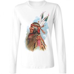 Ladies Relaxed Fit Basic Long Sleeve Tee