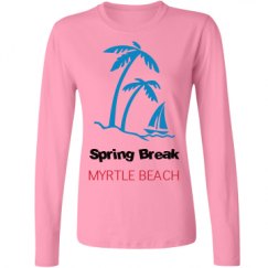 Ladies Relaxed Fit Basic Long Sleeve Tee