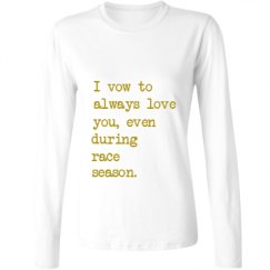 Ladies Relaxed Fit Basic Long Sleeve Tee