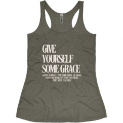 Ladies Slim Fit Super Soft Racerback Triblend Tank