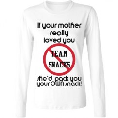 Ladies Relaxed Fit Basic Long Sleeve Tee