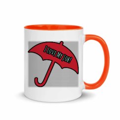 11oz Ceramic Mug with Color Inside