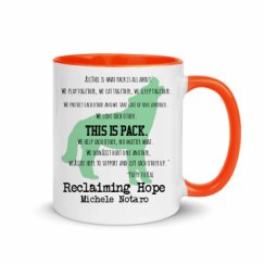 11oz Ceramic Mug with Color Inside