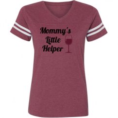 Ladies Relaxed Fit Vintage Sports Tee