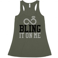 Bling It On Me Flowy Tank