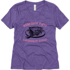 Ladies Relaxed Fit Super Soft Triblend V-Neck Tee