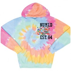 Unisex Tie-Dye Fleece Hoodie