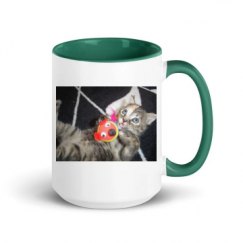 15oz Ceramic Mug with Color Inside