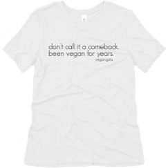 Ladies Relaxed Fit Super Soft Triblend Tee