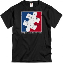 Distressed Major League AUTISM Shirt
