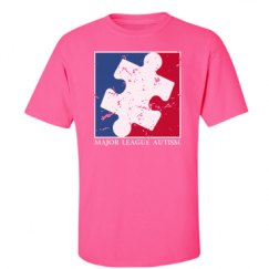 Unisex Ultra Cotton Safety Neon Crewneck Tee