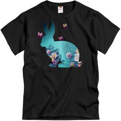 Bunny Lover Bunny Floral Pattern