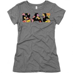 Ladies Slim Fit Super Soft Triblend Tee