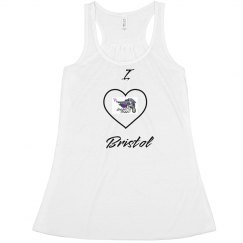 I love Bristol Women's Flowy Tank