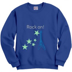Unisex Film and Foil Crewneck Sweatshirt