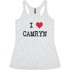 Ladies Slim Fit Super Soft Racerback Triblend Tank