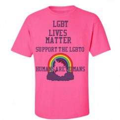 Unisex Ultra Cotton Safety Neon Crewneck Tee