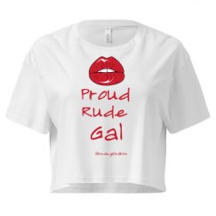 Ladies Festival Cali Crop Top Tee