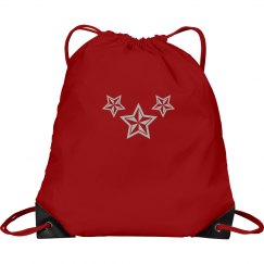 Silver stars bag
