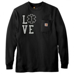 Unisex Carhartt Pocket Long Sleeve Tee