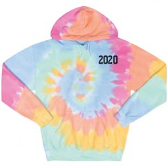 Unisex Tie-Dye Fleece Hoodie