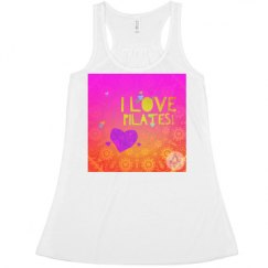 Ladies Flowy Racerback Tank