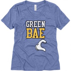 Ladies Relaxed Fit Super Soft Triblend V-Neck Tee