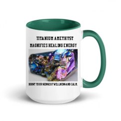 15oz Ceramic Mug with Color Inside