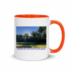 11oz Ceramic Mug with Color Inside