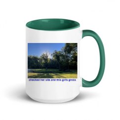 15oz Ceramic Mug with Color Inside