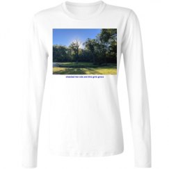 Ladies Relaxed Fit Basic Long Sleeve Tee