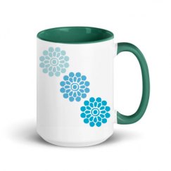 15oz Ceramic Mug with Color Inside