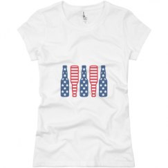 Ladies Slim Fit Basic Promo Jersey Tee