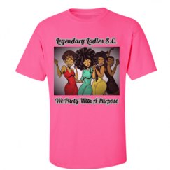 Unisex Ultra Cotton Safety Neon Crewneck Tee