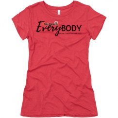 Ladies Slim Fit Super Soft Triblend Tee
