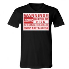 Unisex V-Neck Jersey Tee