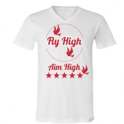 Unisex V-Neck Jersey Tee