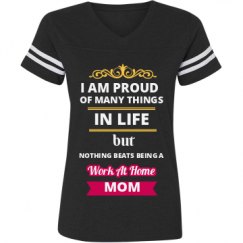 Ladies Relaxed Fit Vintage Sports Tee