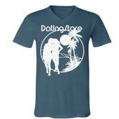 Unisex V-Neck Jersey Tee