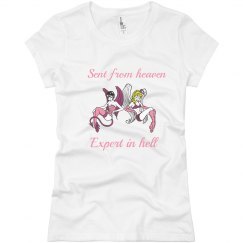 Angel devil tee