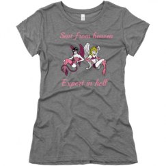 Ladies Slim Fit Super Soft Triblend Tee