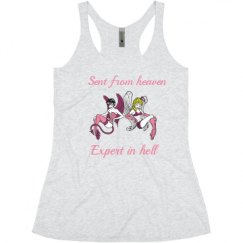 Ladies Slim Fit Super Soft Racerback Triblend Tank