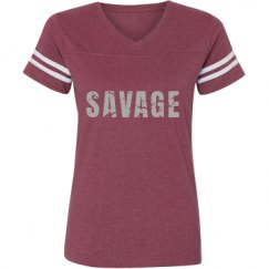 Ladies Relaxed Fit Vintage Sports Tee